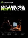 Small Business Profit Tracker — Excel & Google Sheets Template (Income, Expenses, Invoices, Dashboard)